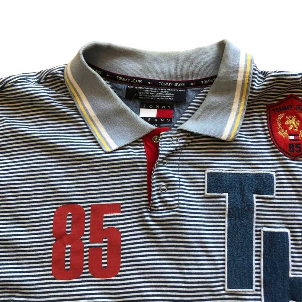 Tommy Hilfiger Tommy Jeans Striped Polo Shirt TH … - image 3
