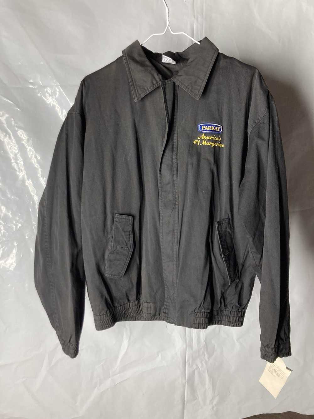 Vintage Vintage 80s full zip bomber nascar parkay… - image 1