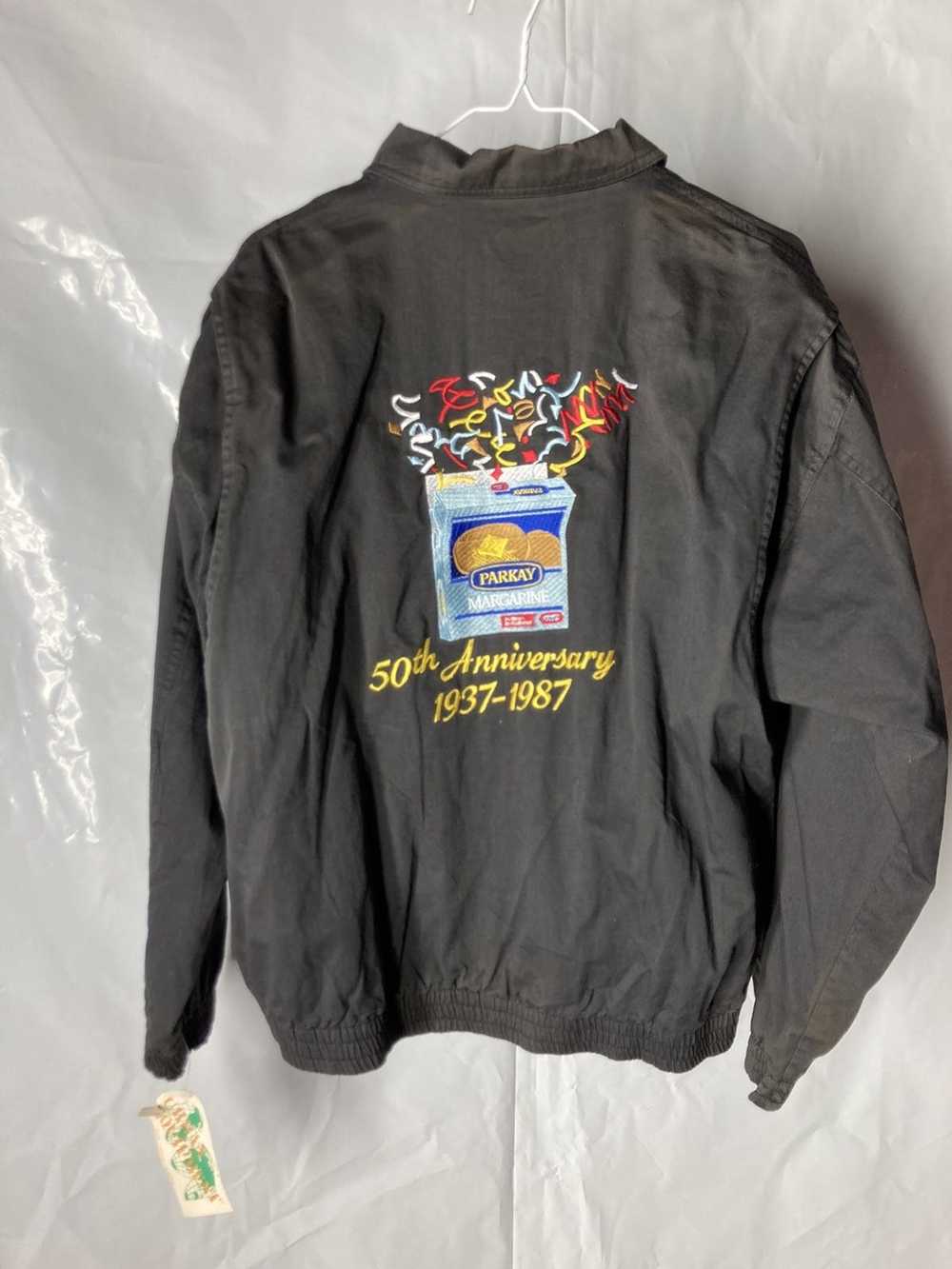 Vintage Vintage 80s full zip bomber nascar parkay… - image 6