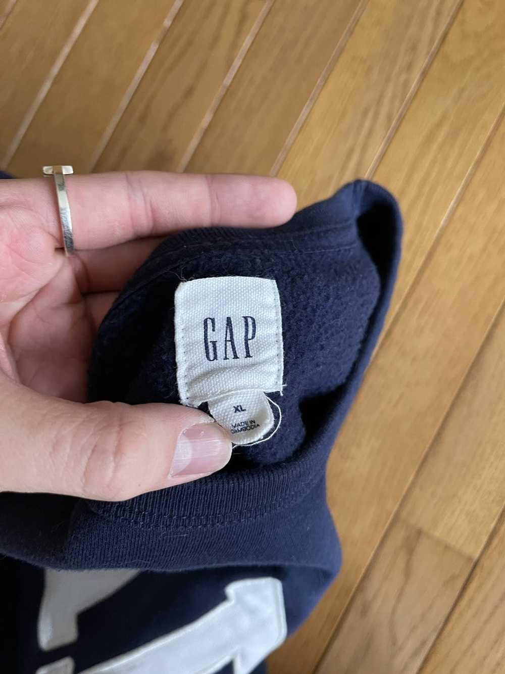 Gap Vintage GAP Original Sweatshirt - Blue XL - image 3