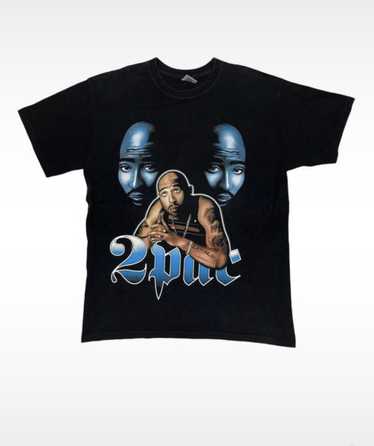 Insane Early 00s/late 90s Tupac Rare T-shirt Vintage XXL 2XL Blue