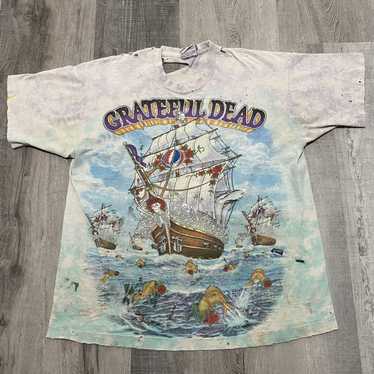 Grateful Dead - M.DuBois “ Summer Tour 1993 “ Original Vintage Rock Ti –  American Vintage Clothing Co.