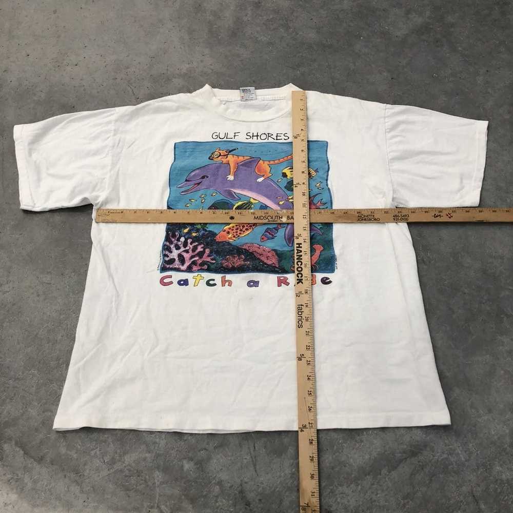 Animal Tee × Hawaiian Shirt × Vintage Boxy XL Gul… - image 6