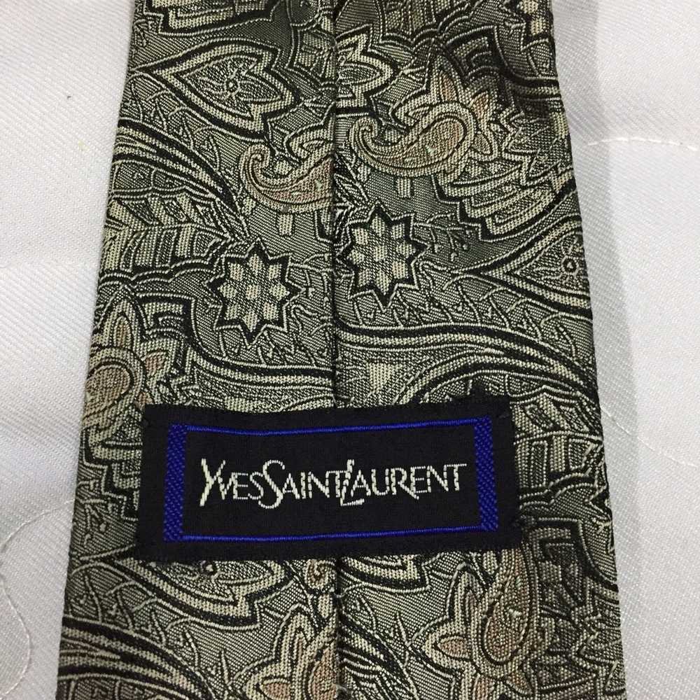 Yves Saint Laurent 🔥skinny floral tie by Yves sa… - image 5