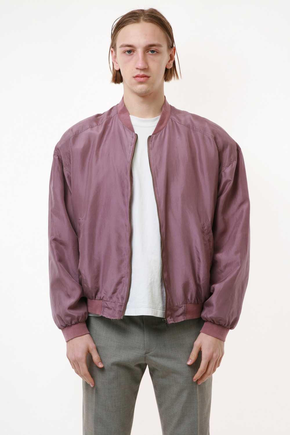 Other 90s Rare Lined Vintage Oldschool Bomber Jac… - image 1