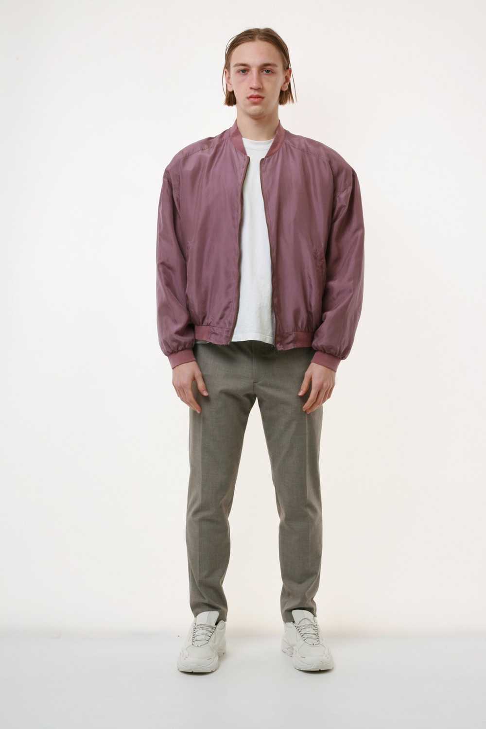 Other 90s Rare Lined Vintage Oldschool Bomber Jac… - image 2