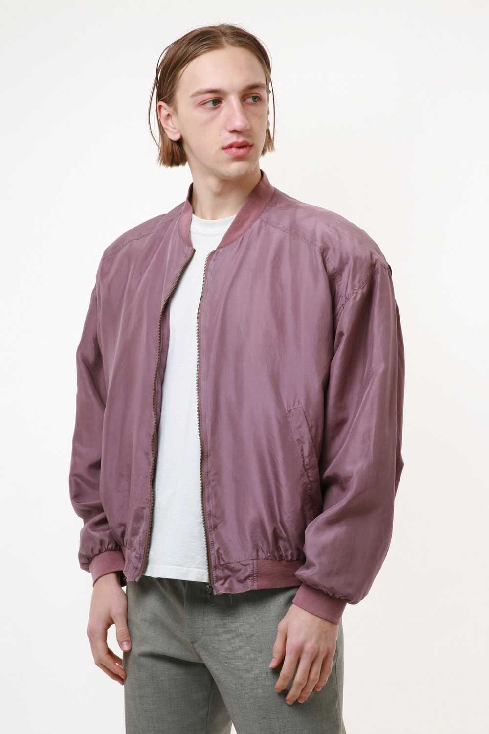 Other 90s Rare Lined Vintage Oldschool Bomber Jac… - image 3