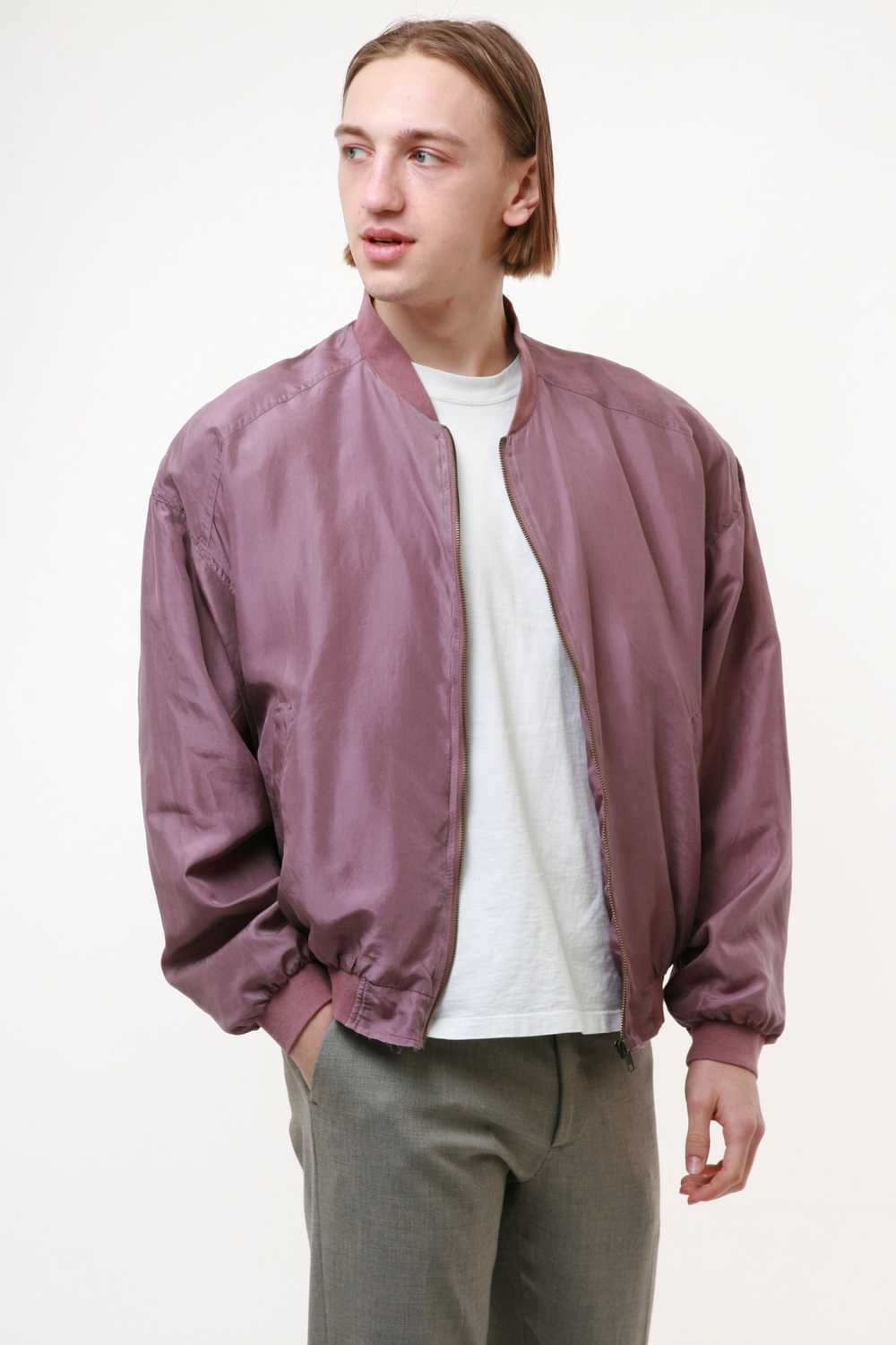 Other 90s Rare Lined Vintage Oldschool Bomber Jac… - image 5