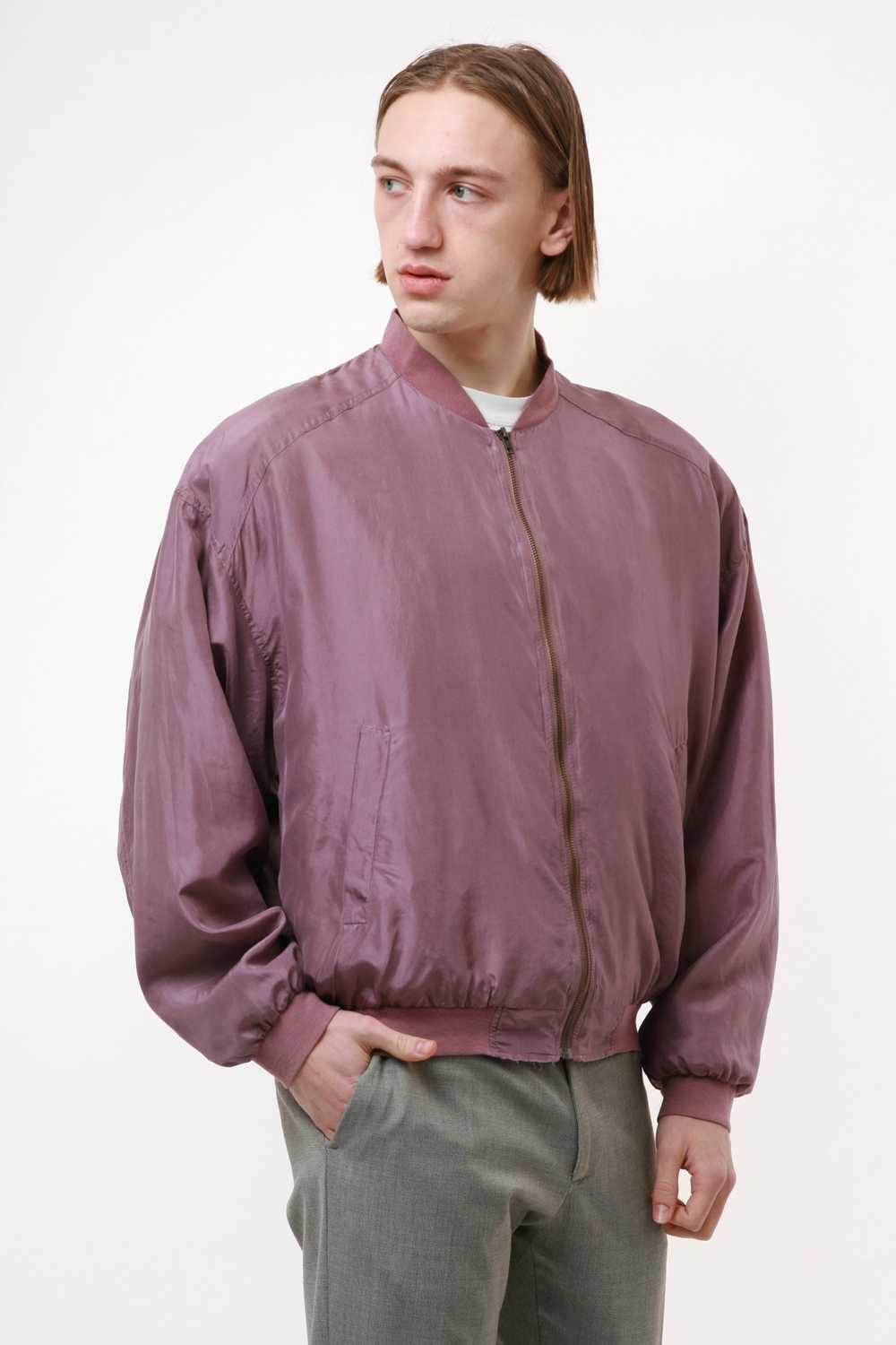 Other 90s Rare Lined Vintage Oldschool Bomber Jac… - image 7