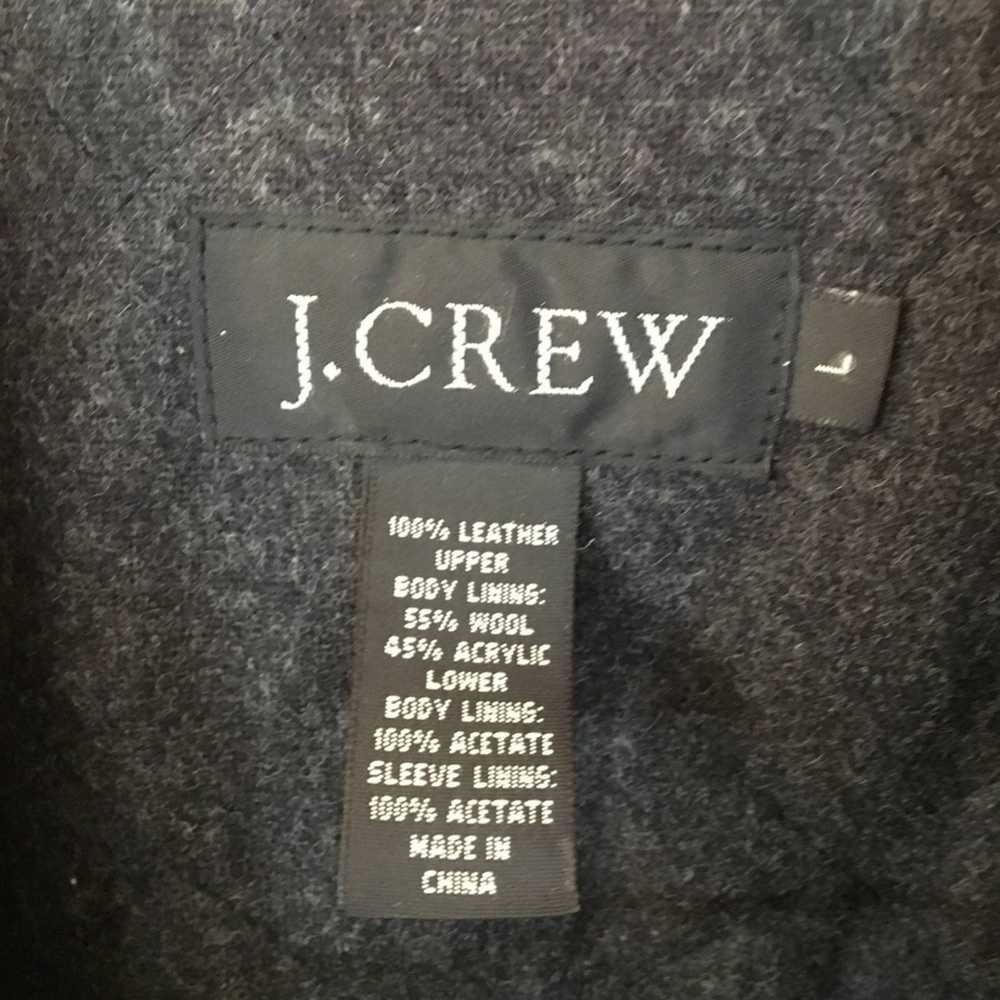 J.Crew Vintage 90s J.Crew Heavy Suede Leather Jac… - image 6
