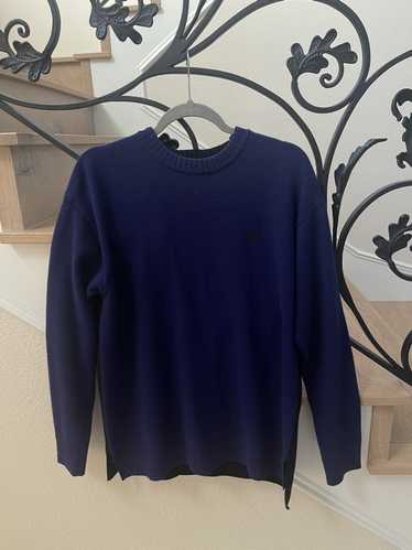Loewe Loewe Black and Blue Colorblock Sweater