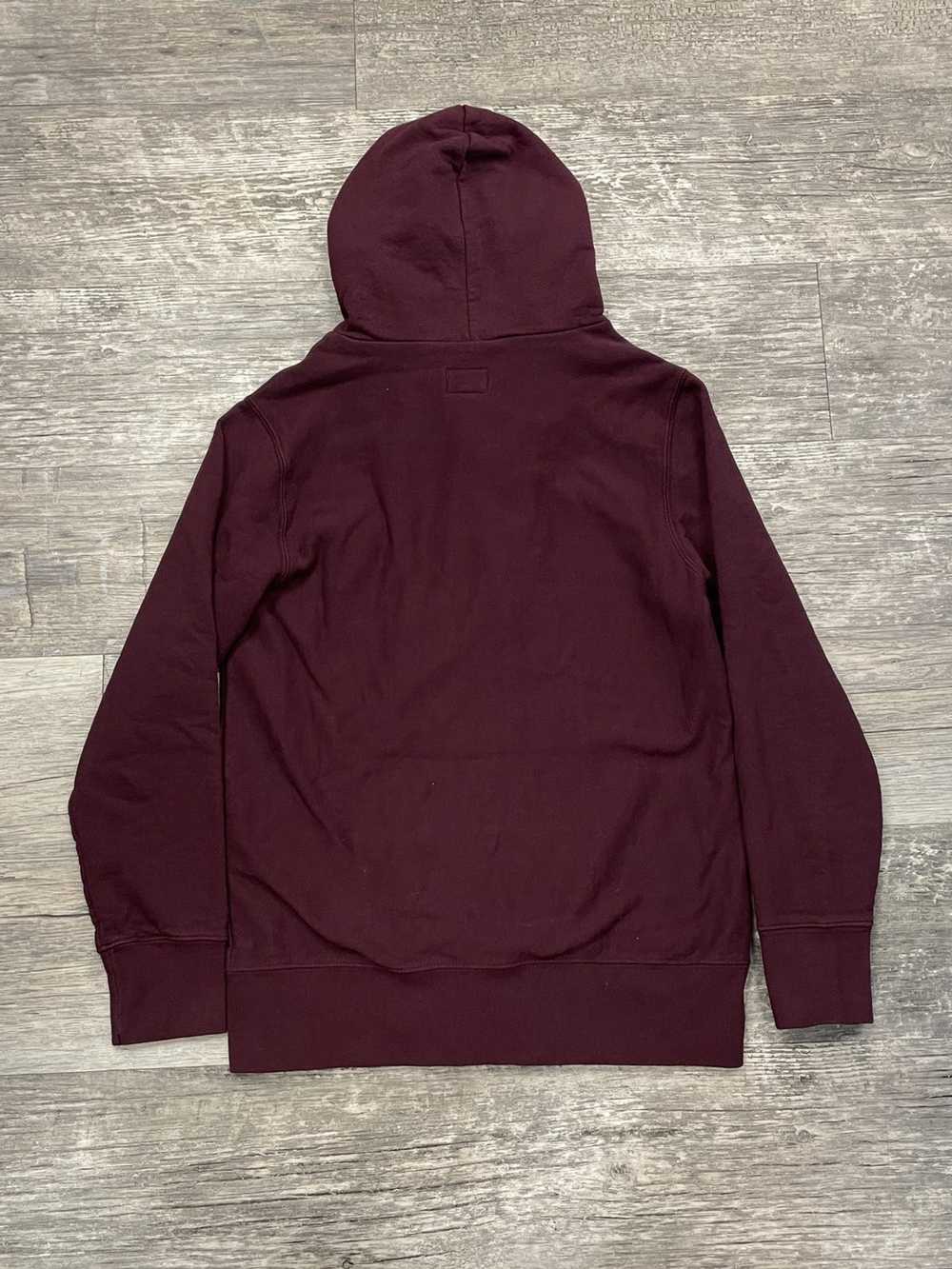 Noah Noah Zip Hoodie Maroon - image 2