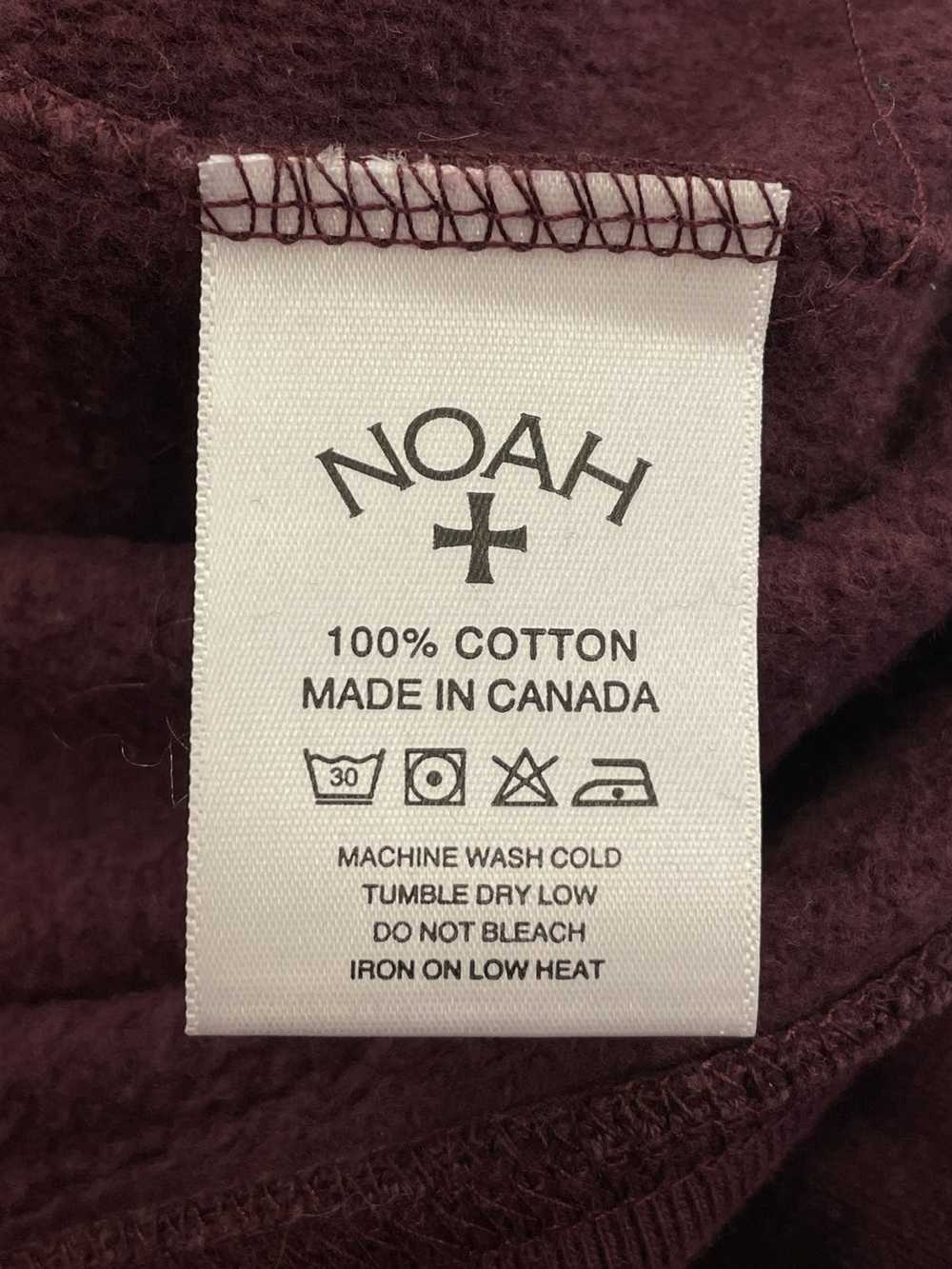 Noah Noah Zip Hoodie Maroon - image 5