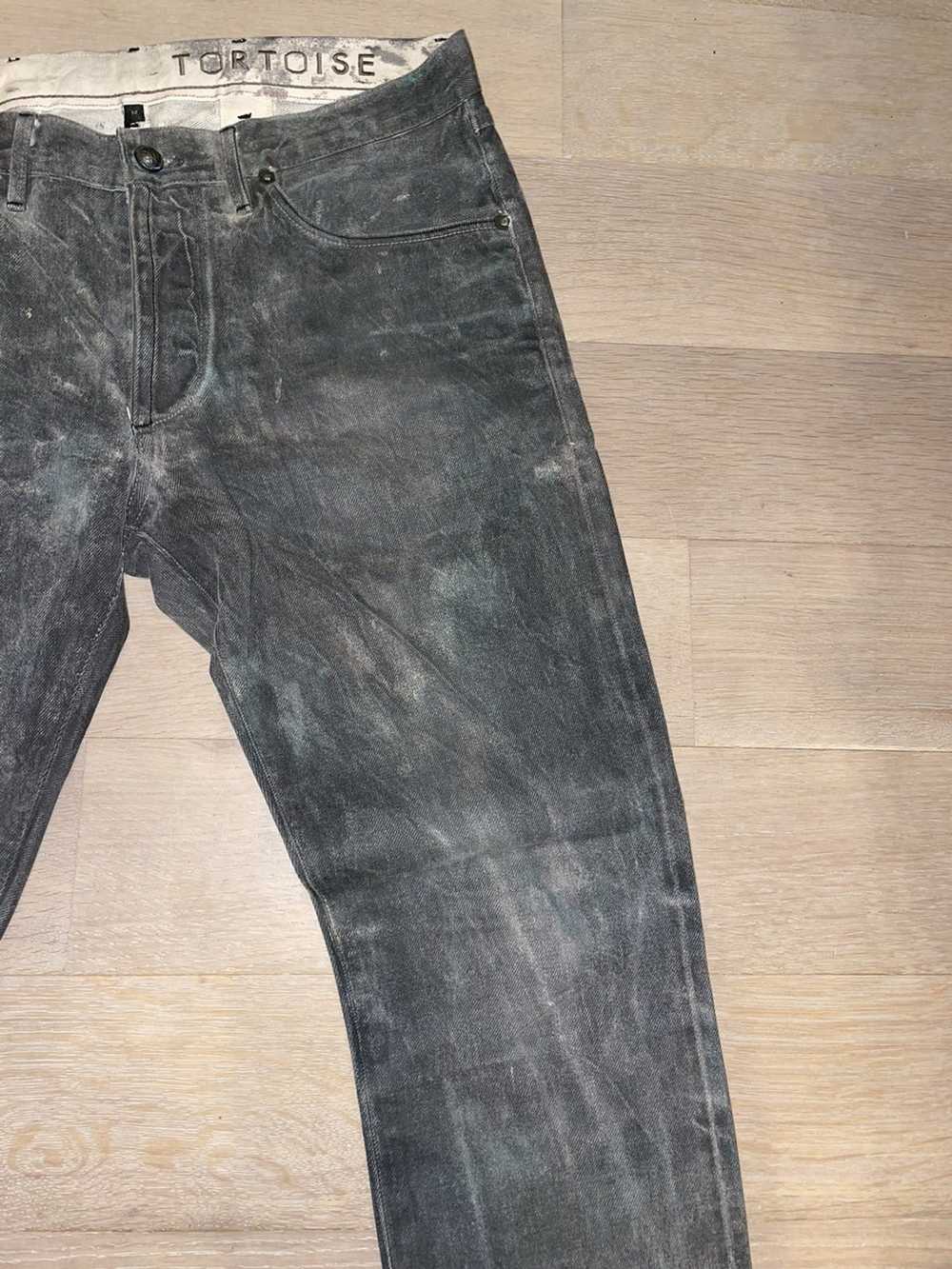 Tortoise Jeans Green Japanese Denim Tortoise Jeans - image 3