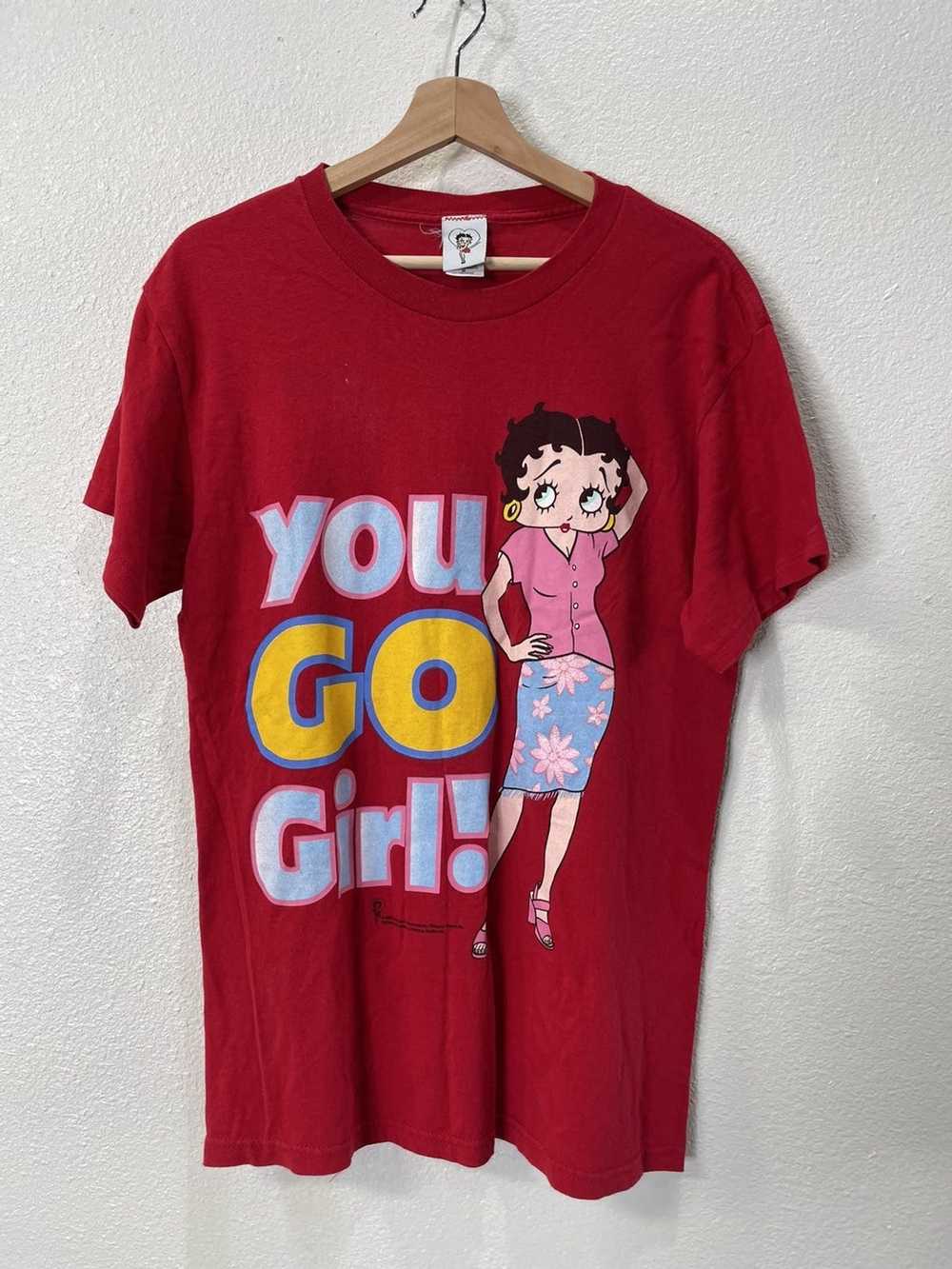 Vintage Vintage 2000 Betty Boop ‘You Go Girl’ Tee - image 1