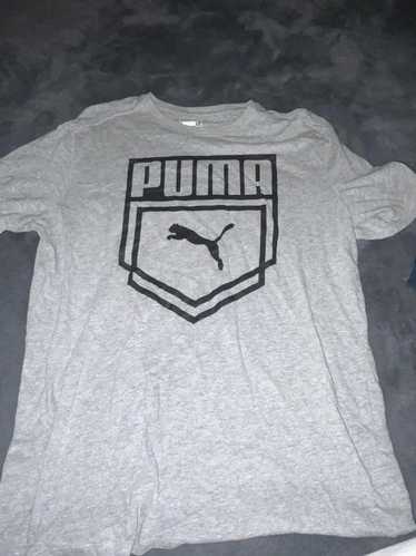 Puma Grey Puma Home Plate Tee