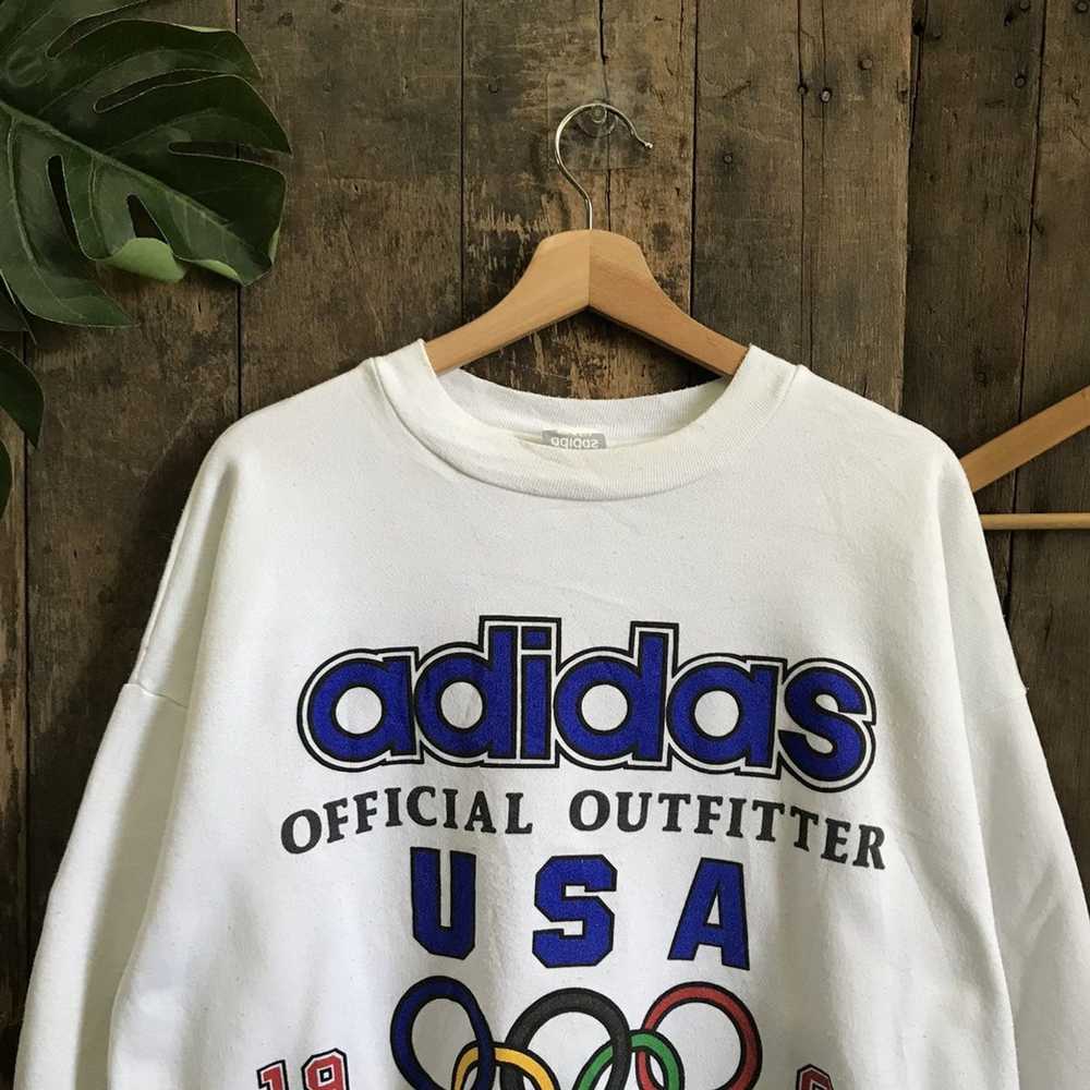 Adidas × Vintage Vintage Adidas Olympic 1988 Crew… - image 2