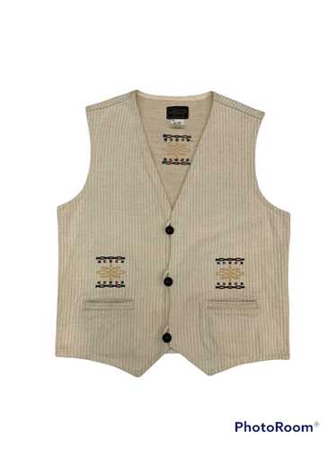 Native × Navajo × Vintage Houston co Ltd vest nava