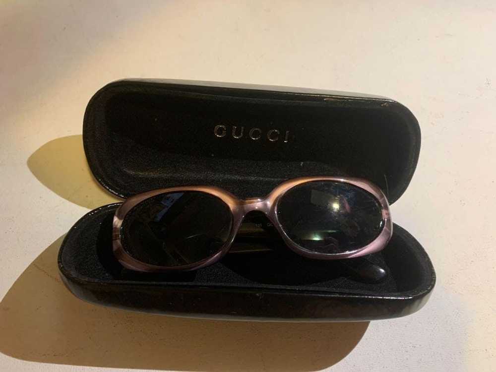 Gucci Gucci Dark Lilac Retro Sunglasses - image 1