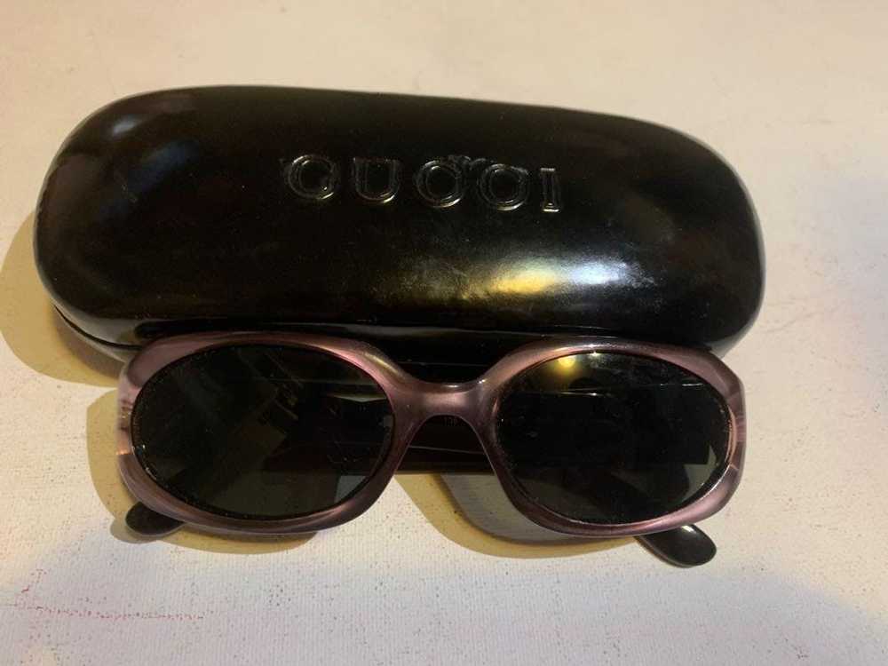 Gucci Gucci Dark Lilac Retro Sunglasses - image 2