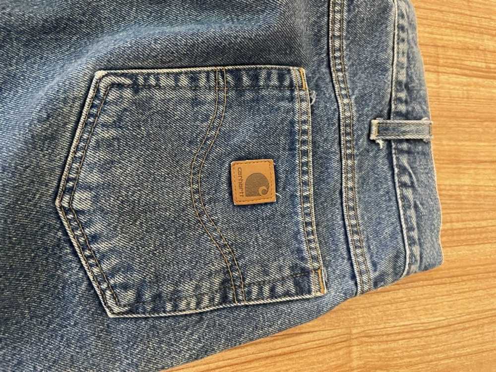 Carhartt × Streetwear Carhartt blue denim pants - image 8