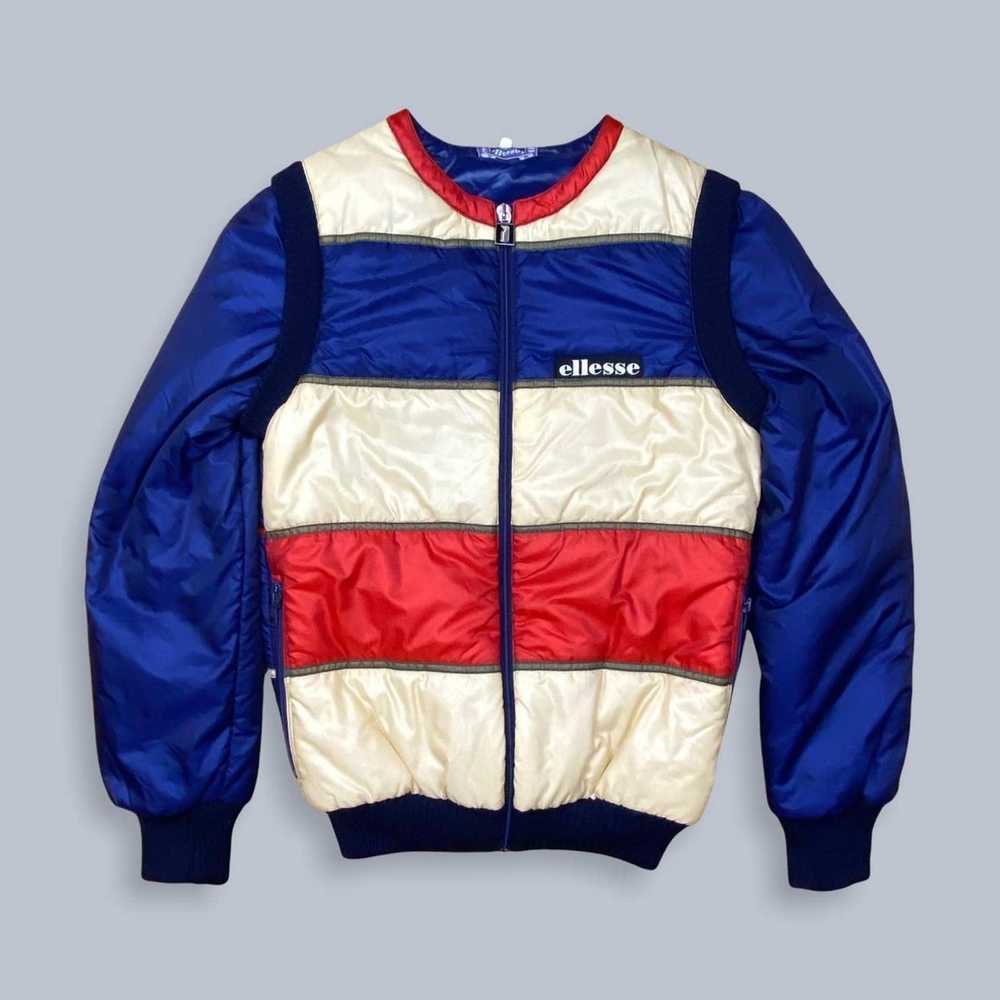 Ellesse Ellesse 80s Retro Style Bomber Striped Pu… - image 1