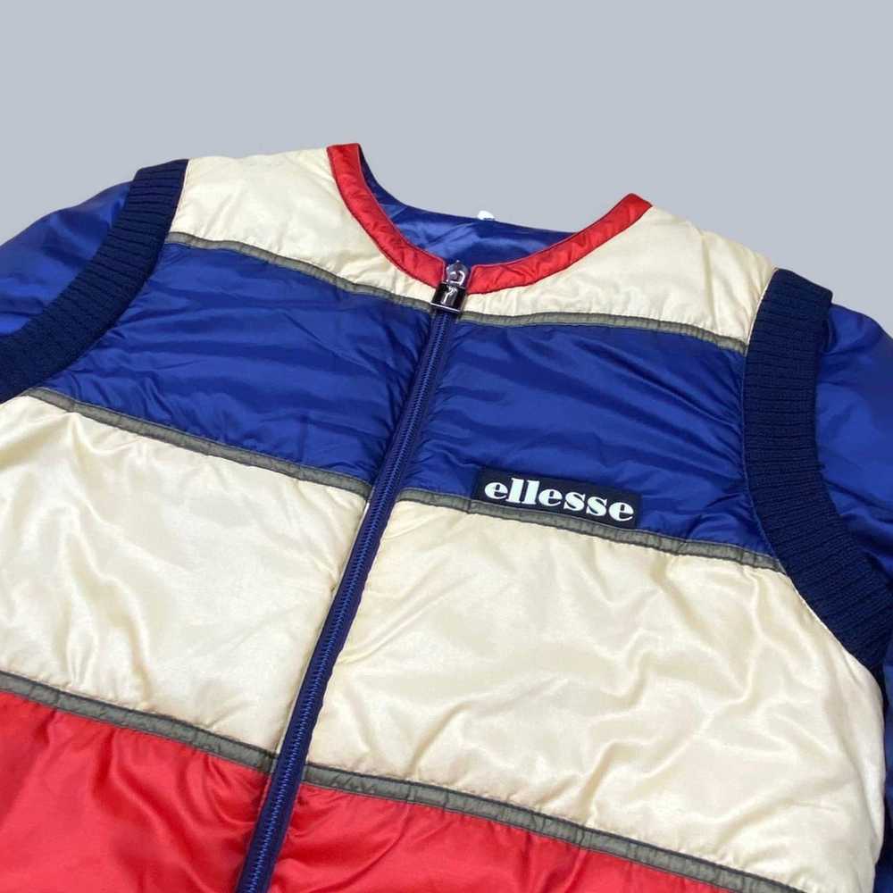 Ellesse Ellesse 80s Retro Style Bomber Striped Pu… - image 3