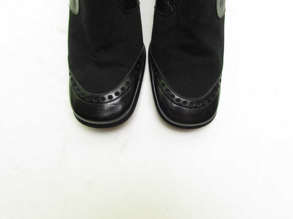 Bruno Magli Made In Italy 90s square toe booties … - image 6