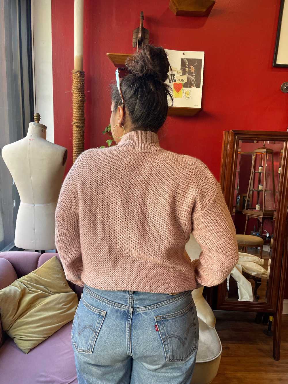 Vintage Light Pink Sweater - image 2