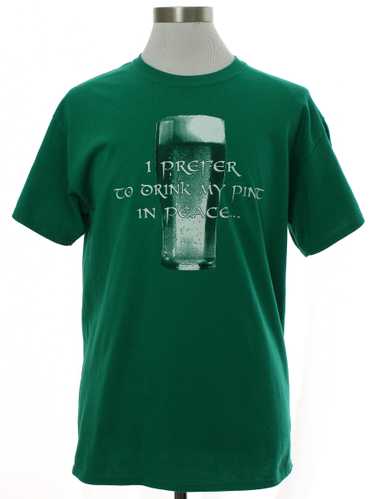 1990's Gildan Mens Beer T-shirt - image 1