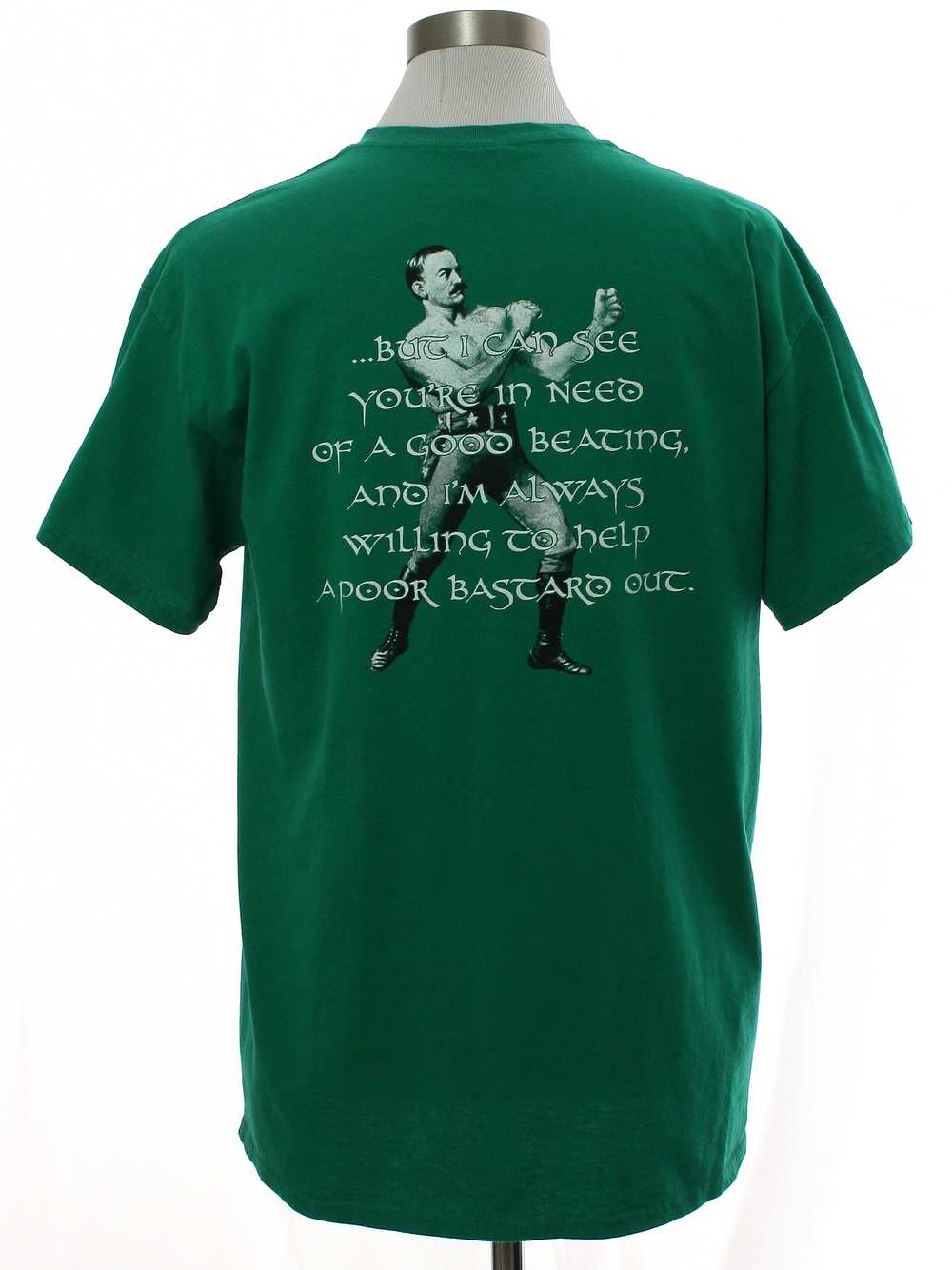 1990's Gildan Mens Beer T-shirt - image 3