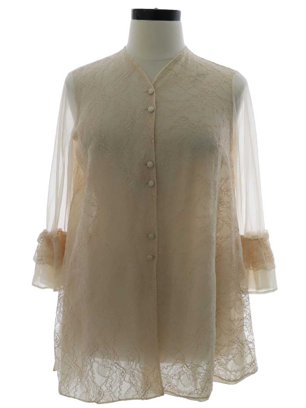 1970's Womens Lace Shirt - image 1