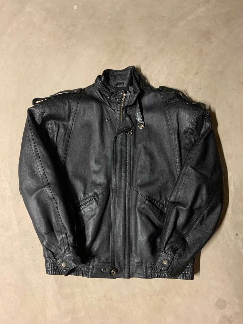Leather Jacket × Vintage Leather Jacket - image 1