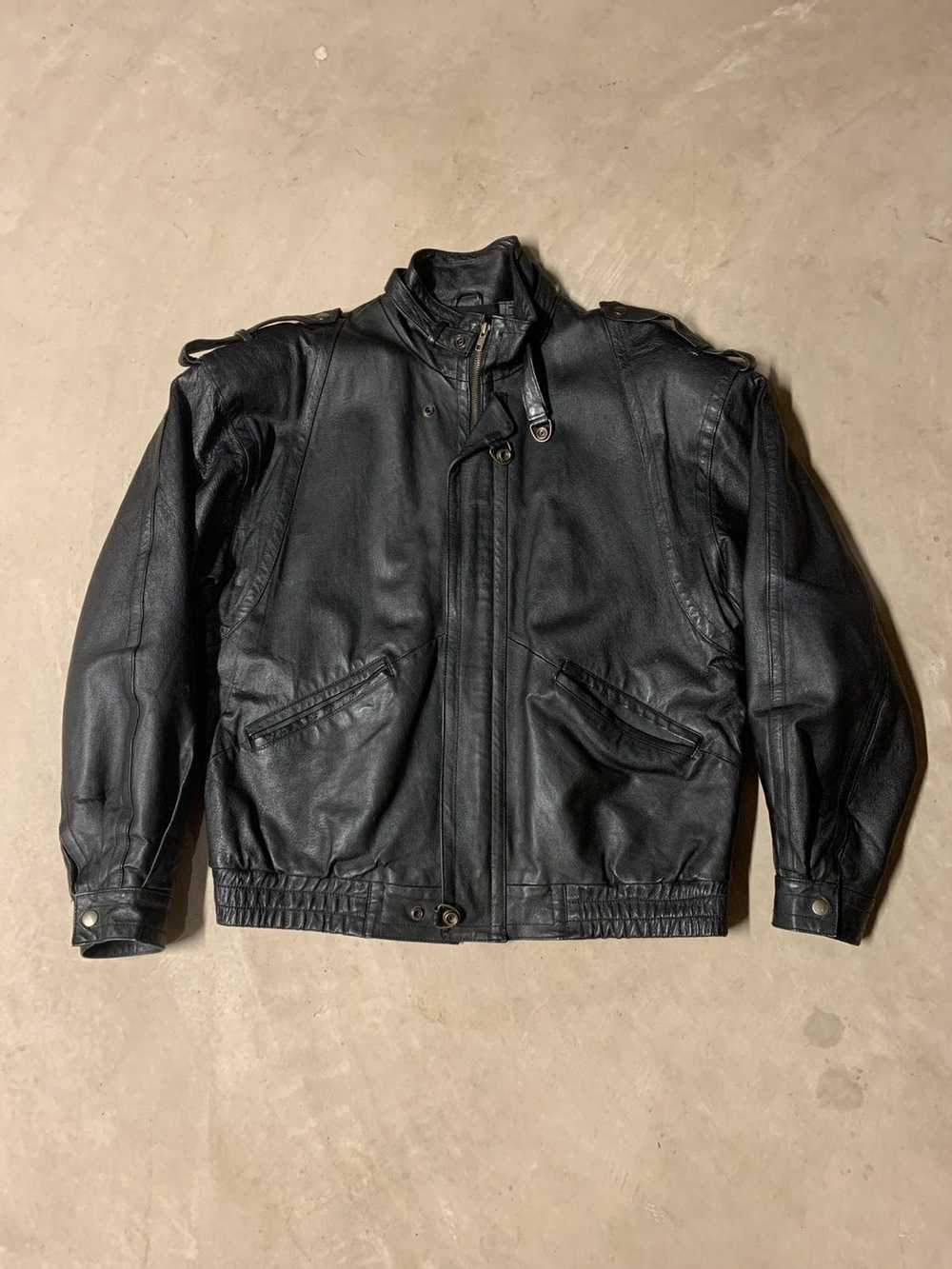 Leather Jacket × Vintage Leather Jacket - image 2
