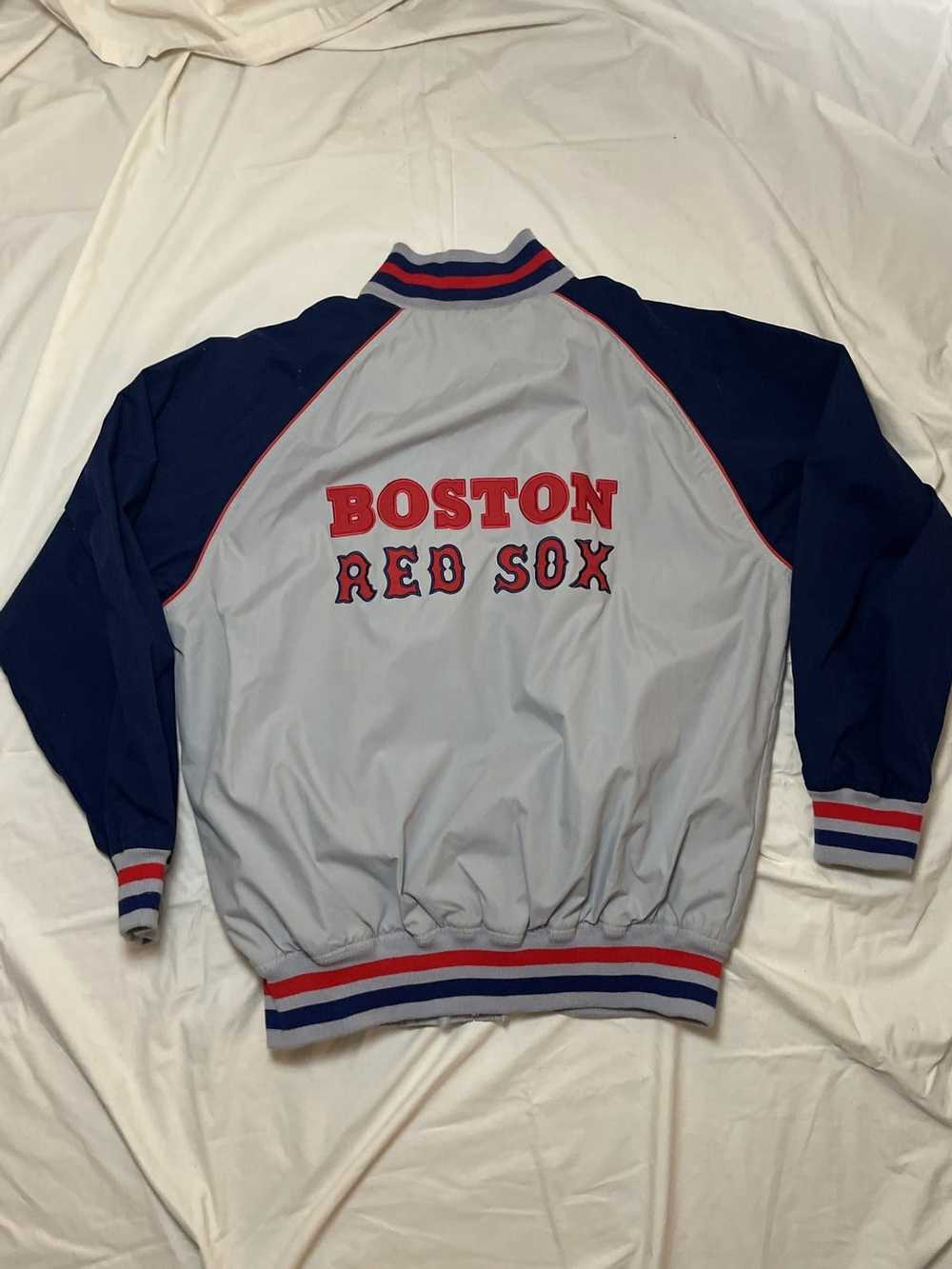 Boston × Vintage Vintage Boston Redsox Grey and N… - image 2