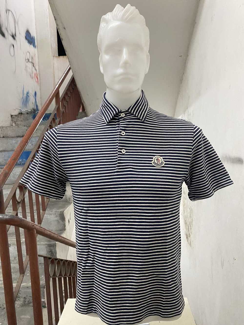 Luxury × Moncler × Vintage MONCLER POLO TEE - image 1