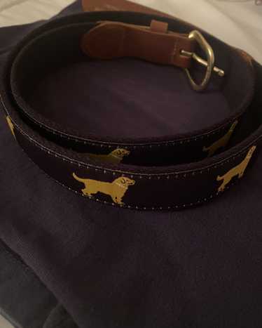 Rare × Vintage Vintage Golden Retriever Belt
