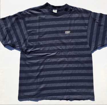 Guess × Vintage Vintage 90s GUESS Striped Tee - image 1