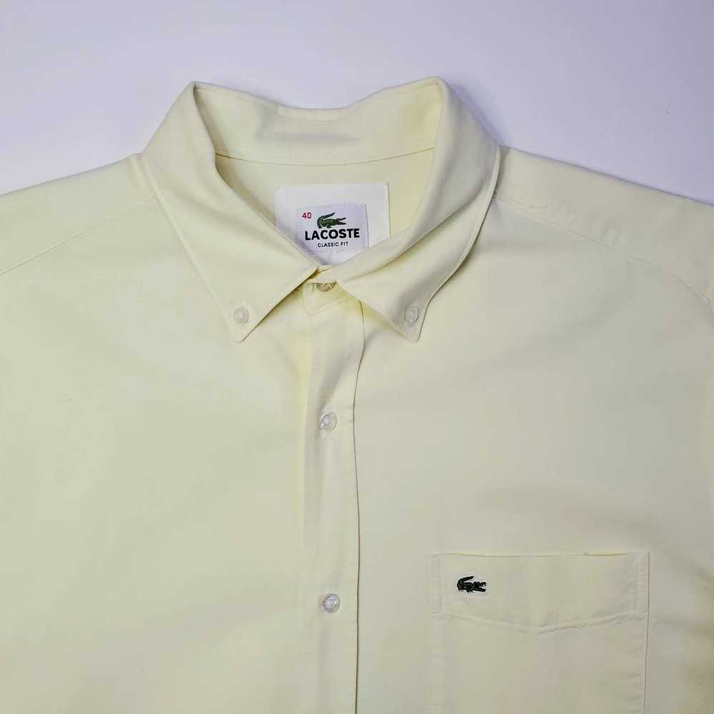 Lacoste Lacoste Medium Button Down Mens Shirt Siz… - image 2