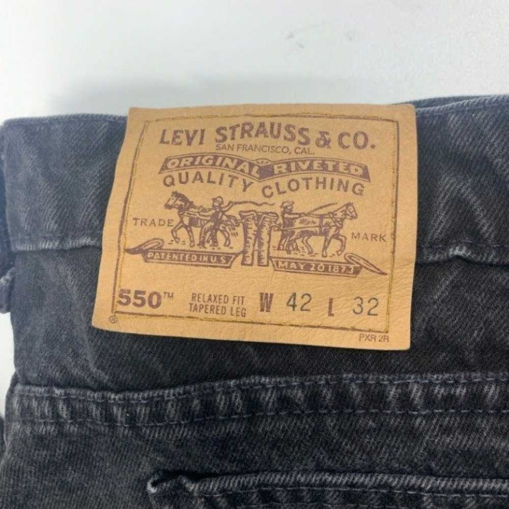 Levi's × Made In Usa × Vintage VNTG Black Levis O… - image 4
