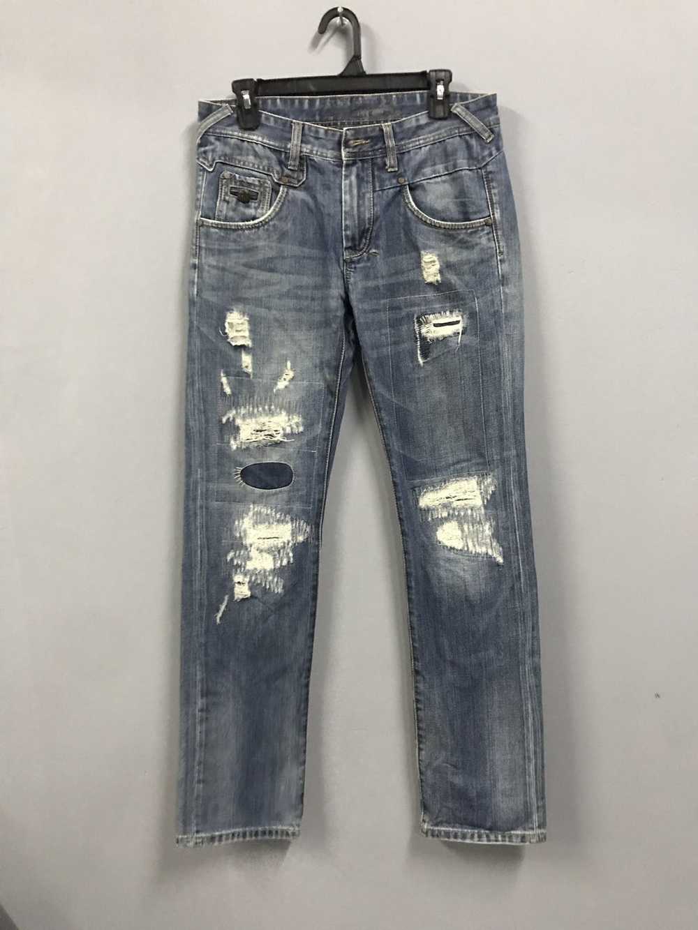 Distressed Denim × Japanese Brand Distressed Deni… - image 2