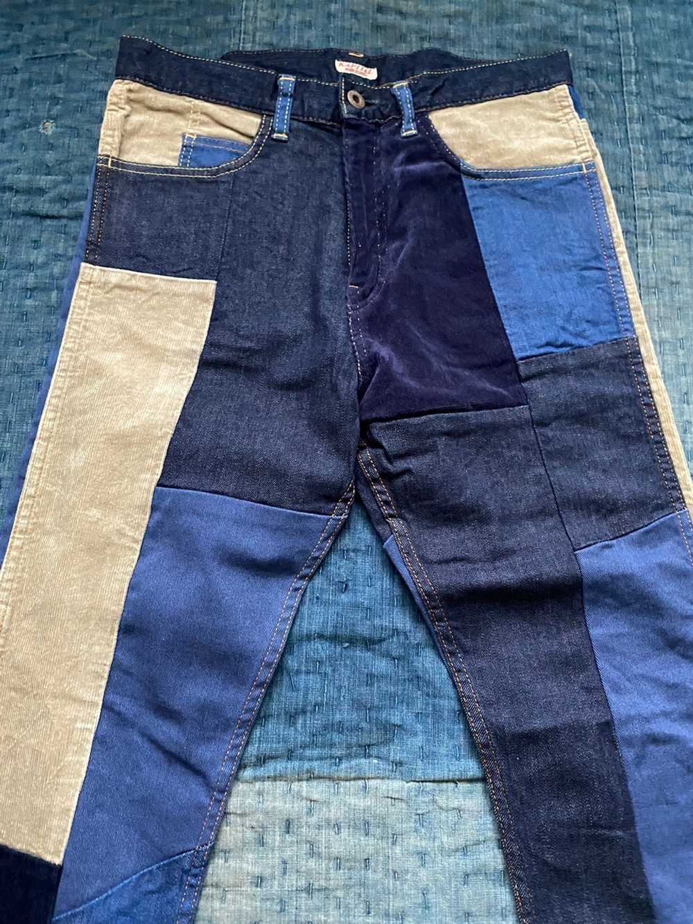 Kapital × Kapital Kountry Kapital patchwork pants - Gem