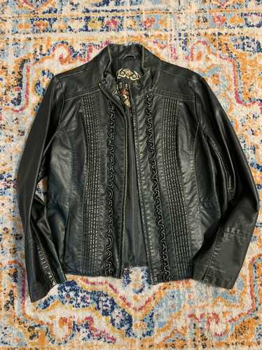 Vintage Big chill vintage faux leather jacket