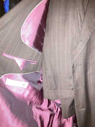 Vintage VINTAGE brown 2 piece suit…crafted Super 1