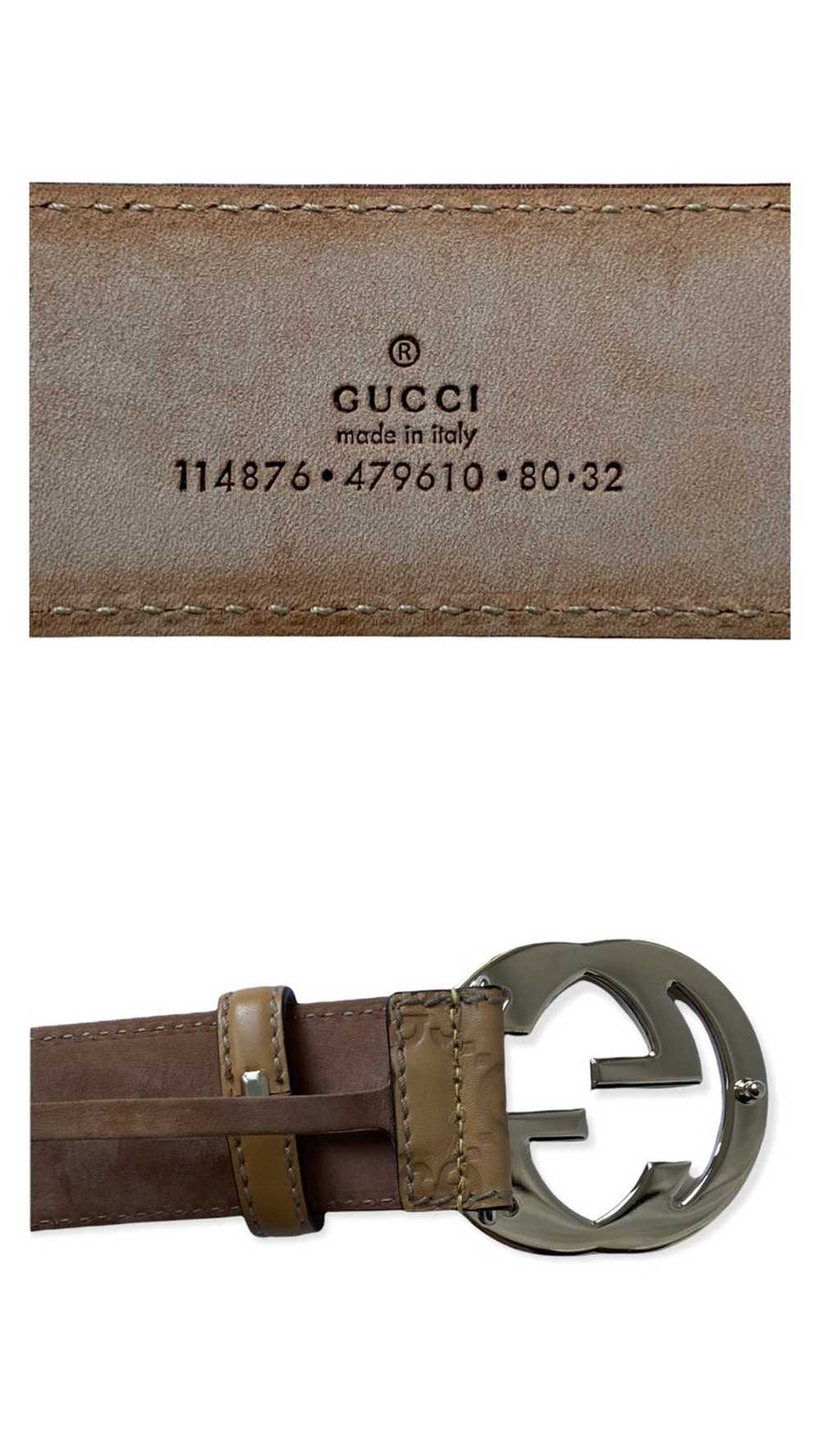 Gucci GUCCI BEIGE GUCCISSIMA SUPREME Gg SIGNATURE… - image 4