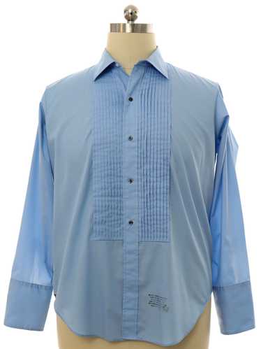 1970's Arrow Mens Pleated Tuxedo Shirt