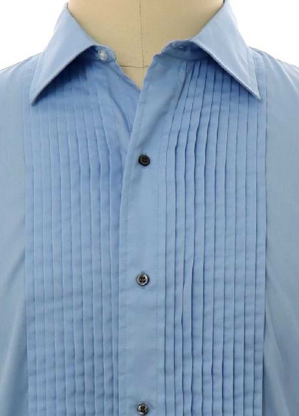 1970's Arrow Mens Pleated Tuxedo Shirt - image 2