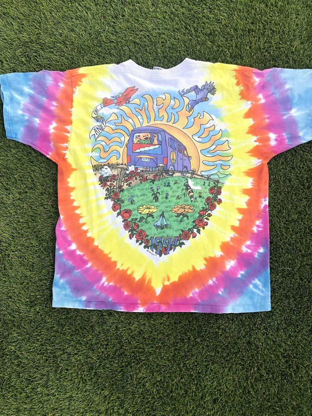 1994 Grateful Dead Summer Tour Liquid Blue Tie Dye Shirt – WyCo