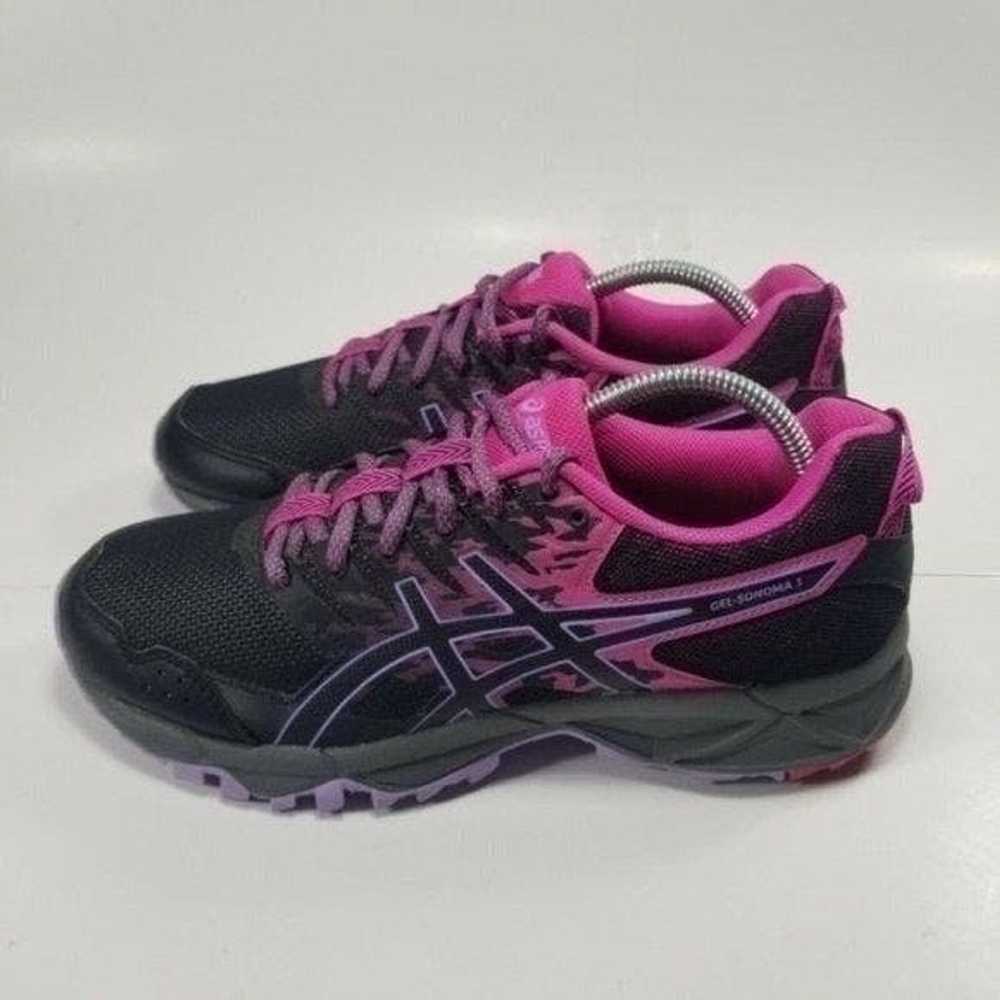 Asics Asics Gel Sonoma 3 Black Purple Athletic Sn… - image 1