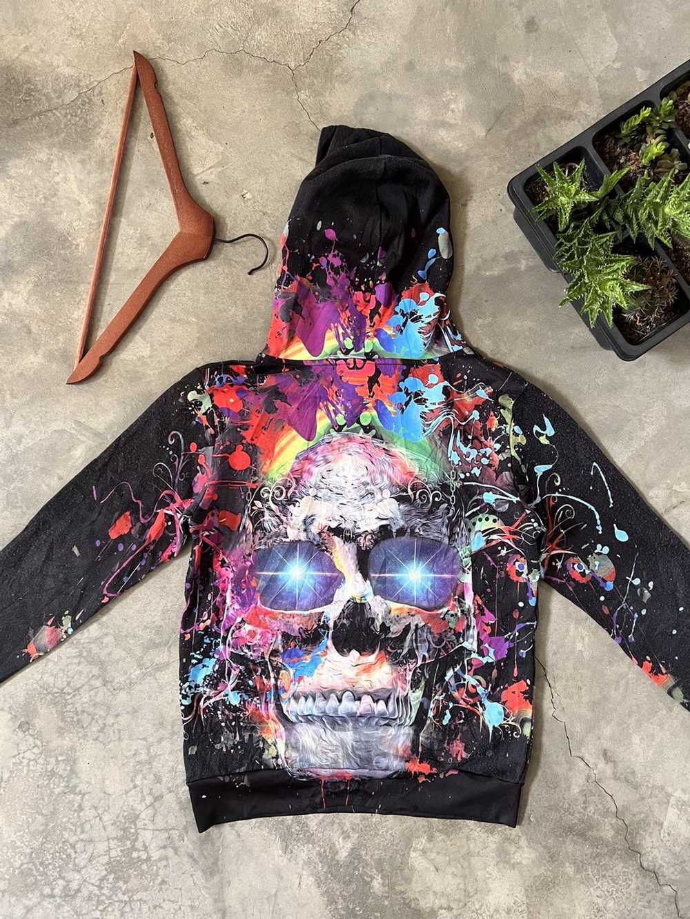 Art × Other × Streetwear Steal💫 Skull Art Hoodie - image 4